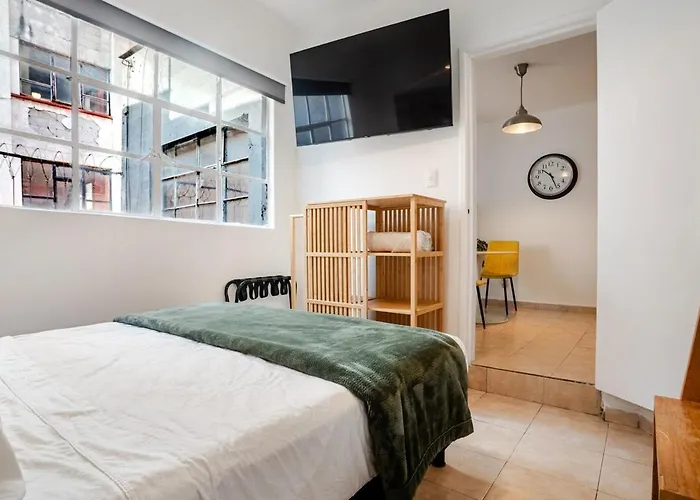 Centrico Loft En La Roma Condesa Apartamento