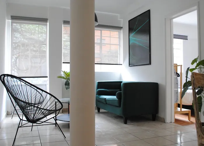 Centrico Loft En La Roma Condesa Apartamento